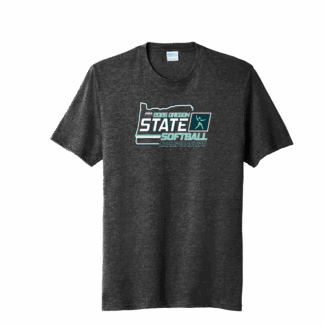 OSAA 2025 State Softball Short Sleeve - Black Heather