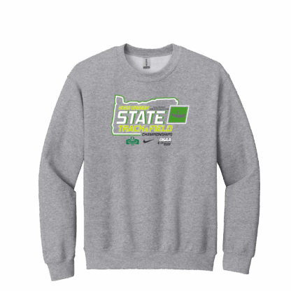 OSAA 2025 State Track & Field Crewneck - Light Grey