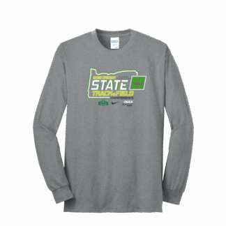 OSAA 2025 State Track & Field Long Sleeve - Light Grey