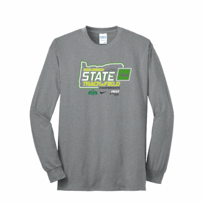OSAA 2025 State Track & Field Long Sleeve - Light Grey