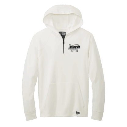 OSAA 2025 State Track & Field New Era Hooded 1/4 zip - White