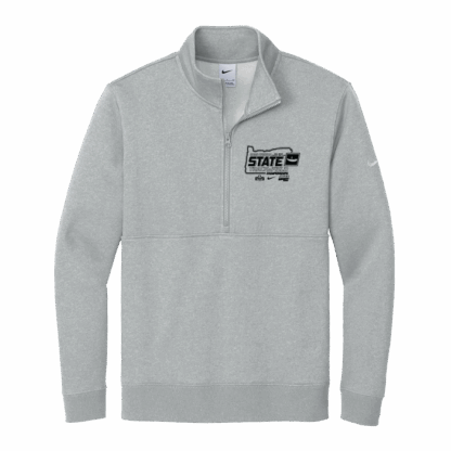 OSAA 2025 State Track & Field Nike Men's 1/4 Zip - Light Grey