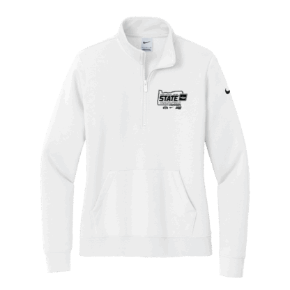 OSAA 2025 State Track & Field Nike Ladies 1/4 Zip - White
