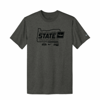 OSAA 2025 State Track & Field Nike Short Sleeve - Dark Grey