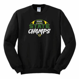 Crewneck Sweatshirt - 1A Football Champs - Black