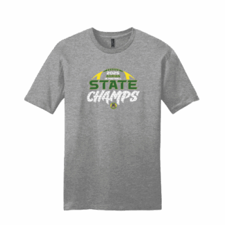 Short Sleeve Tee - 1A Football Champs - Grey Frost