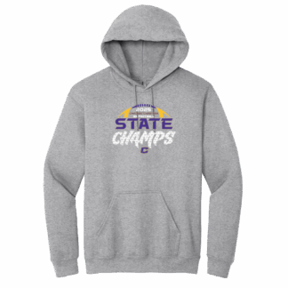Hoodie - 3A Football Champs - Athletic Heather