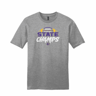 Short Sleeve Tee - 3A Football Champs - Grey Frost