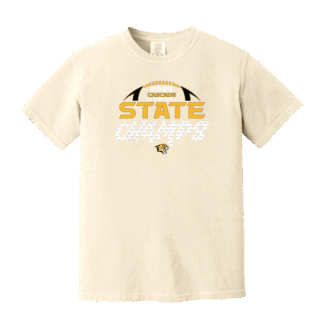 Comfort Colors Short Sleeve Tee - 4A Football Champs - Ivory