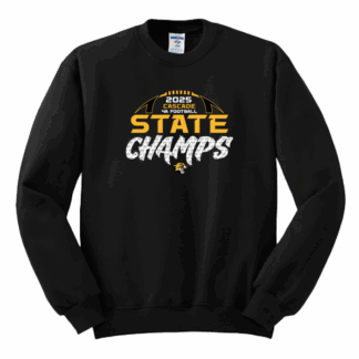 Crewneck Sweatshirt - 4A Football Champs - Black