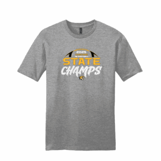 Short Sleeve Tee - 4A Football Champs - Grey Frost
