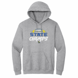 Hoodie - 1A (6 man) Football Champs - Athletic Heather