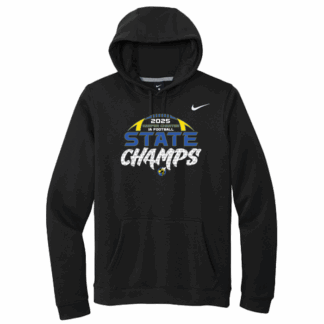 Nike Hoodie - 1A (6 man) Football Champs - Black