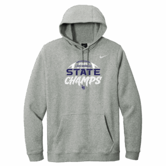 Nike Hoodie - 6A Football Champs - Dark Heather Grey