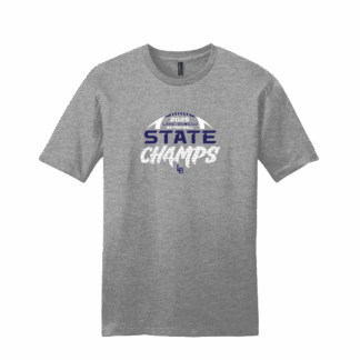 Short Sleeve Tee - 6A Football Champs - Grey Frost