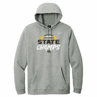 Nike Hoodie - 2A Football Champs - Dark Heather Grey