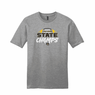 Short Sleeve Tee - 2A Football Champs - Grey Frost