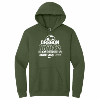 Hoodie - OSAA 2025 State Soccer - Military Green