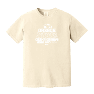 Comfort Colors Short Sleeve Tee - OSAA 2025 State Soccer - Ivory