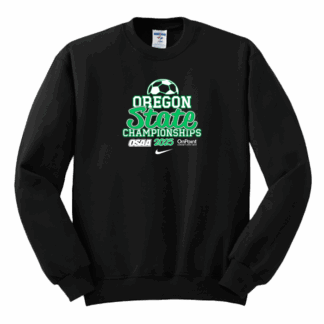 Crewneck Sweatshirt - OSAA 2025 State Soccer - Black