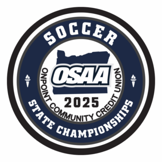 Patch - OSAA 2025 State Soccer - Blue/White