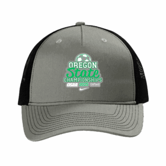 Trucker Hat - OSAA 2025 State Soccer - Heather Grey/Black