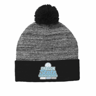 Beanie - OSAA 2025 State Volleyball- Black/Grey Heather