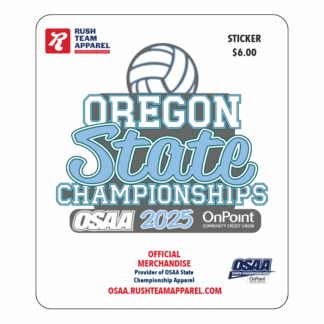 Sticker - OSAA 2025 State Volleyball