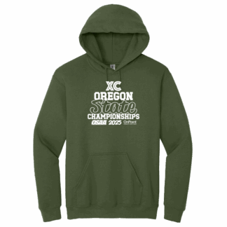 Hoodie - OSAA 2025 State Cross Country- Military Green