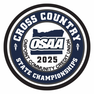 Patch - OSAA 2025 State Cross Country- Blue/White