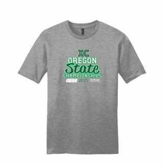 Short Sleeve Tee - OSAA 2025 State Cross Country - Grey Frost