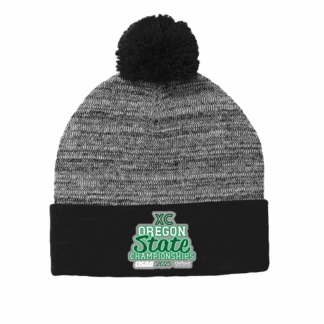 Beanie - OSAA 2025 State Cross Country - Black/Grey Heather