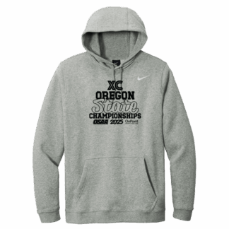 Nike Hoodie - OSAA 2025 State Cross Country- Dark Heather Grey