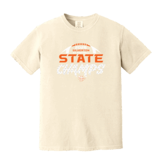 Comfort Colors Short Sleeve Tee - 5A Football Champs - Ivory