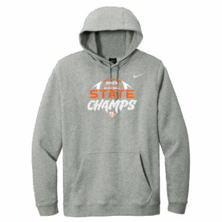 Nike Hoodie - 5A Football Champs - Dark Heather Grey