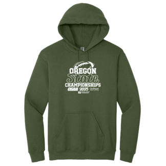 Hoodie - OSAA 2025 State Football - Military Green