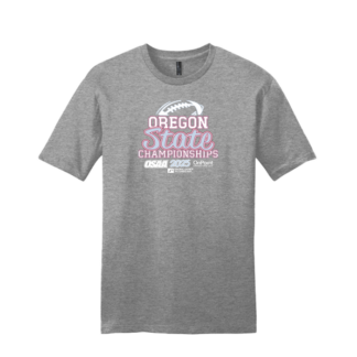 Short Sleeve Tee - OSAA 2025 State Football - Grey Frost