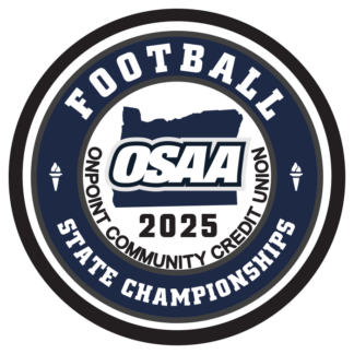 Patch - OSAA 2025 State Football - Blue/White