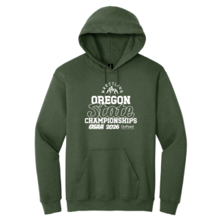 OSAA 2026 Wrestling Hoodie - Army Green
