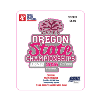 Sticker - OSAA 2026 State Cheerleading