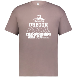 Oversize Short Sleeve - OSAA 2026 State Swimming - Shitake