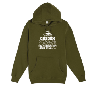 Premium Hoodie - OSAA 2026 State Swimming - Military Green