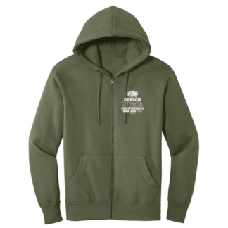Fleece Full Zip - OSAA 2026 State Cheerleading - Military Green